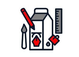 Packaging and label icon